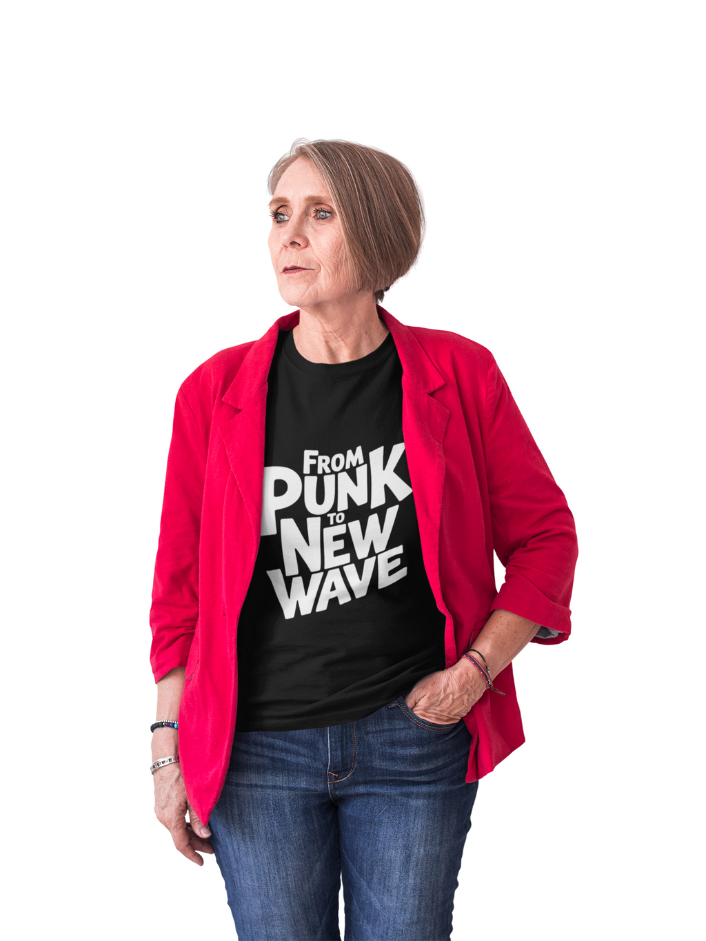 From Punk to New Wave T-Shirt | Unisex (Black)