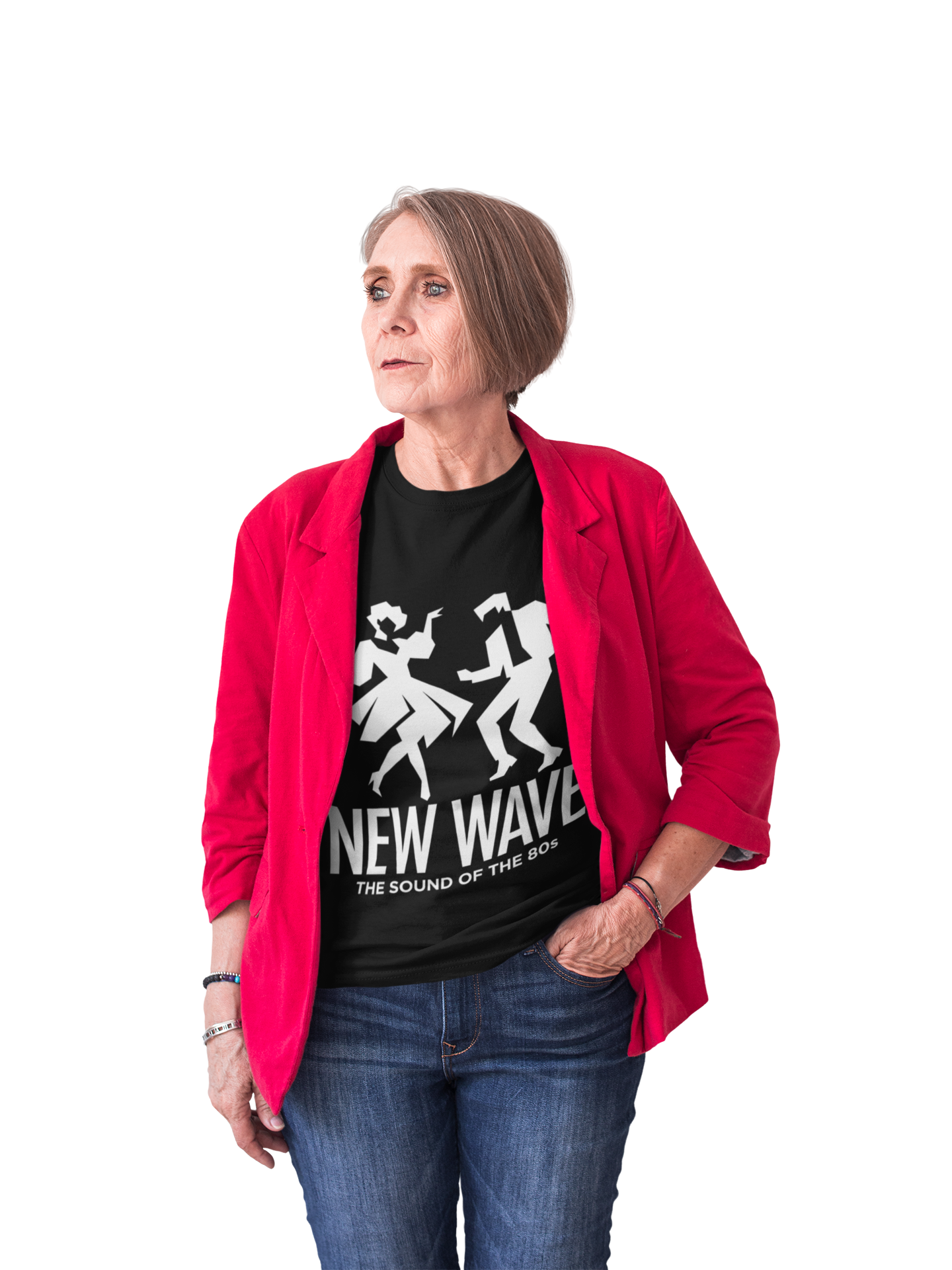 New Wave - The Sound of the 80s T-Shirt | Unisex (Black)
