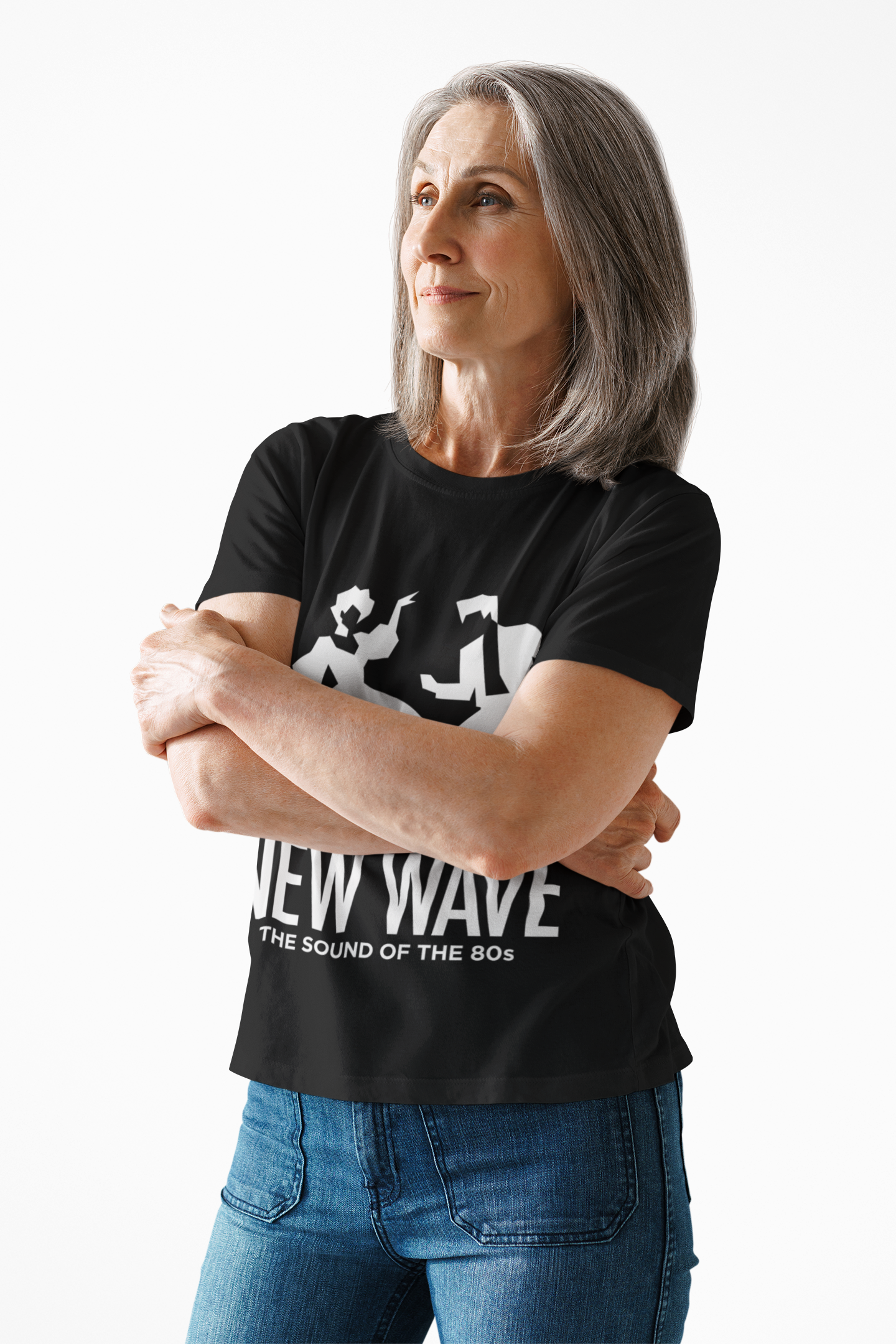 New Wave - The Sound of the 80s T-Shirt | Unisex (Black)