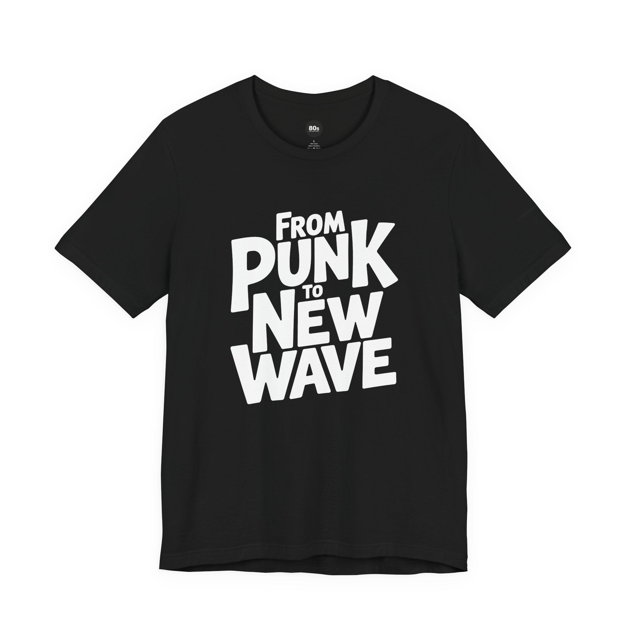 From Punk to New Wave T-Shirt | Unisex (Black)