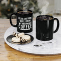Relax And Swing | Black Coffee Mug (US)
